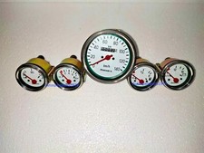 Mahindra Jeep CJ Tachometer Elektrisch Temperatur Anzeige &Ouml;l Kraftstoff & Vol Wc