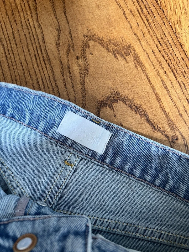 Free People Blue Boyish The Cody Shorts - Size 26 - Image 4 of 4