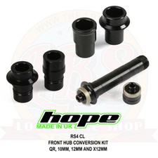 Hope RS4 CL Front Hub Axle Conversion Kit Adapter QR 12mm 15mm - Brand New