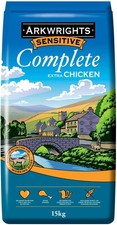 Arkwrights Sensitive Complete Extra Chicken Adult Dog Food - 15kg 1.64 per kilo