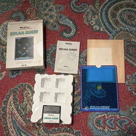 GCE Vectrex Solar Quest Arcade Shooter 1982 Cartridge Box Manual Insert Complete