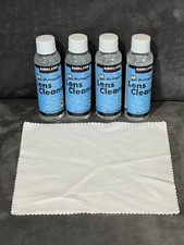 NEW 4 BOTTLES Multi-Purpose Lens Eye Glass Cleaner REFILL Eyeglass Spray  CLOTH