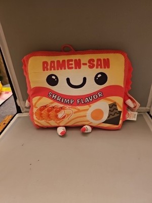 Ramen-San Noodle Soup Ramen Noodles Plush Pillow 7''x 9'' By Fiesta Collectible 