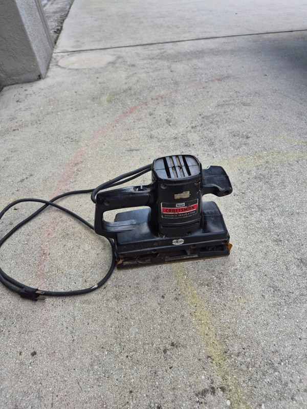 Vintage SEARS CRAFTSMAN 315.11690 Dual Motion Sander Made In USA - Works 