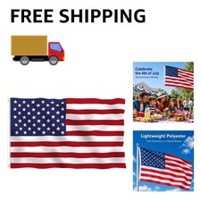 American Flag 3x5 Ft for 4th of July, 250 Anniversary Flag for Outside 3x5 w...