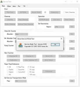 Canon Service Tool ST 6.500 – version dated June 12, 2025