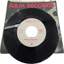 Vintage 1977 Peter Frampton Tried To Love 7" Vinyl A&M Records Single