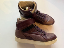 PUMA x Alexander McQueen Leather High Top Sneakers Women's Sz EUR 37/US 6.5