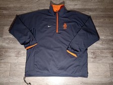 Netherlands nike 1990s reversible men's soccer jacket tracksuit jersey size M/L