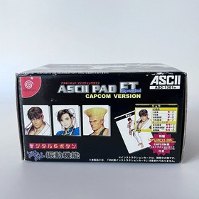 SEGA Dreamcast ASCII PAD FT Special CAPCOM ASC-1301M Black Complete Box Unused