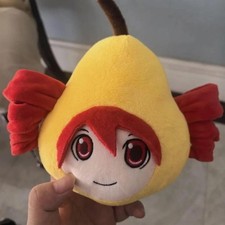 Handmade Kasane Teto Pear Shape Plush Doll Stuffed Dress Up Toy Plushie 15cm