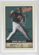 2002 Fleer Authentix Mark Mulder #19 0t3