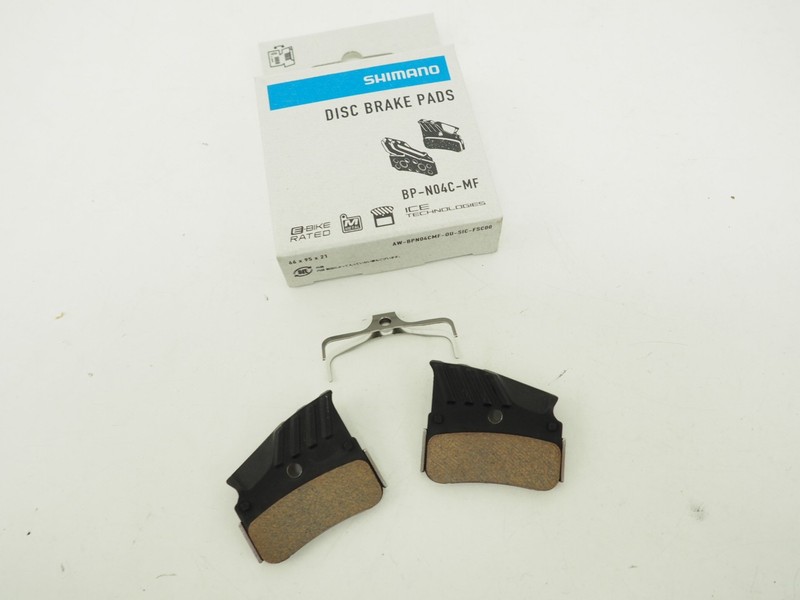 New! Shimano BP-N04C-MF(Metal) Disc Brake Pads With Fin ICE-TECH (1 Pair)