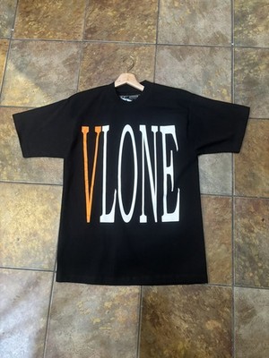 Vlone Black & Orange T-Shirt Authentic size M