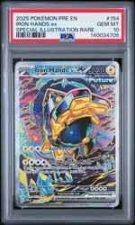 Iron Hands ex 154/131 Prismatic Evolutions Special Illustration Rare