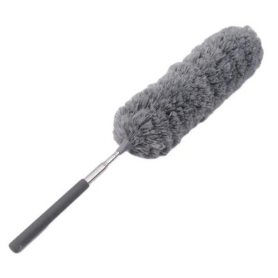 Microfiber Duster Soft Feather Dusting Brush Household Extendable Cleaning Tool