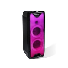 800 Watt 24 Inch Bluetooth Speaker with LED Lights Karaoke Inputs Portable