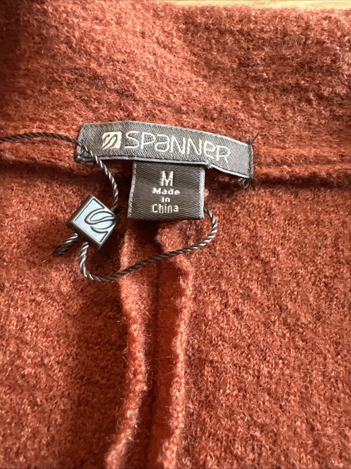 Spanner Wool Coat Orange Medium Quality Jacket  C… - image 4