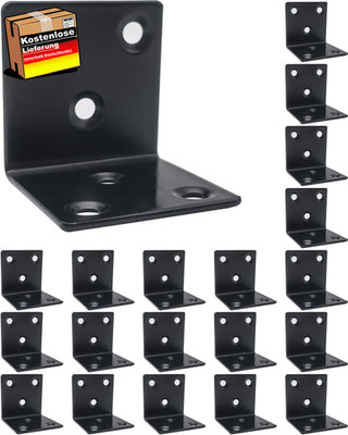 Holzverbinder Flachverbinder Edelstahl 80x40mm für Möbelbau und Möbelverbindunge