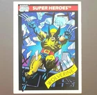 Wolverine 1990 MARVEL Universe Impel Comic Card Super-Heroes #23 X-Men Rare VTG