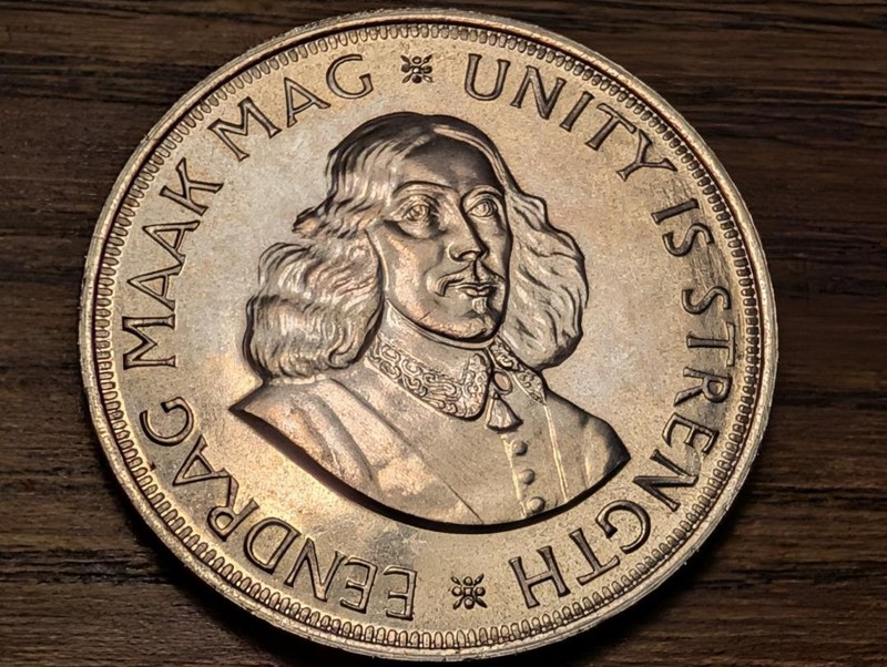 SOUTH AFRICA - 1964 - 50 CENTS SILVER CROWN - PROOF