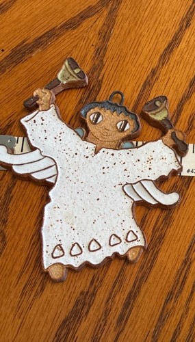 St Andrews Abbey Angel w/ Bells - Ceramic Wall Art Wall Art Decoration