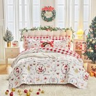 6 Piece Christmas Bed in a Bag Twin, Xmas Wreath Classic Twin-6pieces Garland