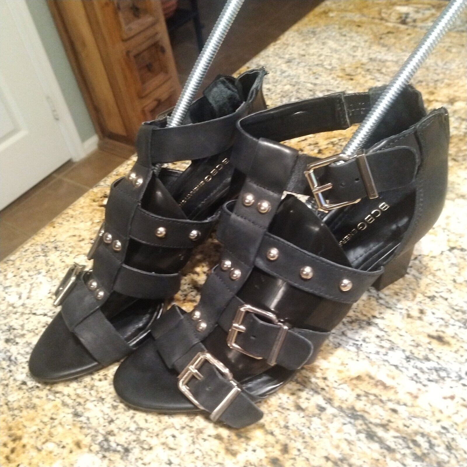 BCBGeneration Fizzy Strappy Gladiator Sandal Heel… - image 3