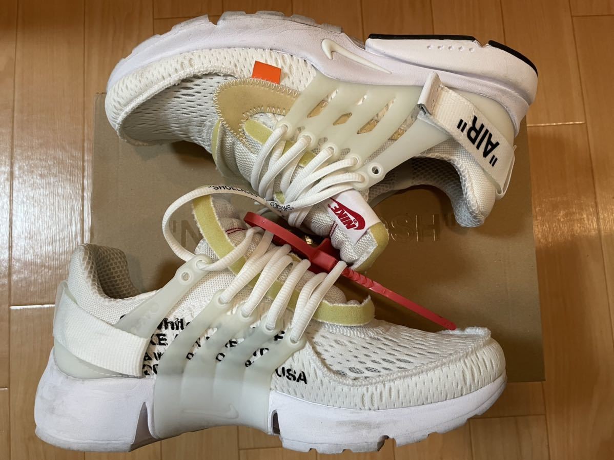 27cm THE10 OFF WHITE NIKE AIR PRESTO WHITE THE TEN Off White Nike Air Presto Whi thumbnail 5