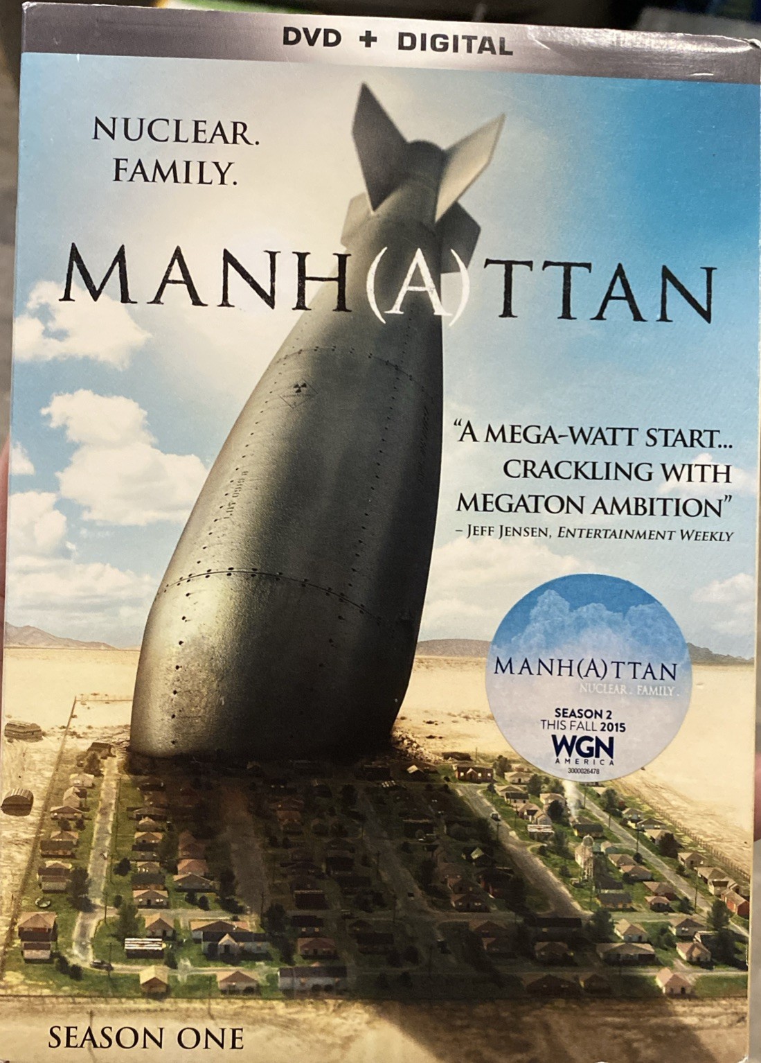 Manhattan: Season 1 (DVD, 2014)