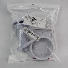 Adjustable White Plastic Cell Phone Holder Stand - Pre-Owned, Scratches