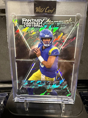 Wild Card 2026 Fantasy Football Atompunk Matthew Stafford FAPBK3-MS 1/1