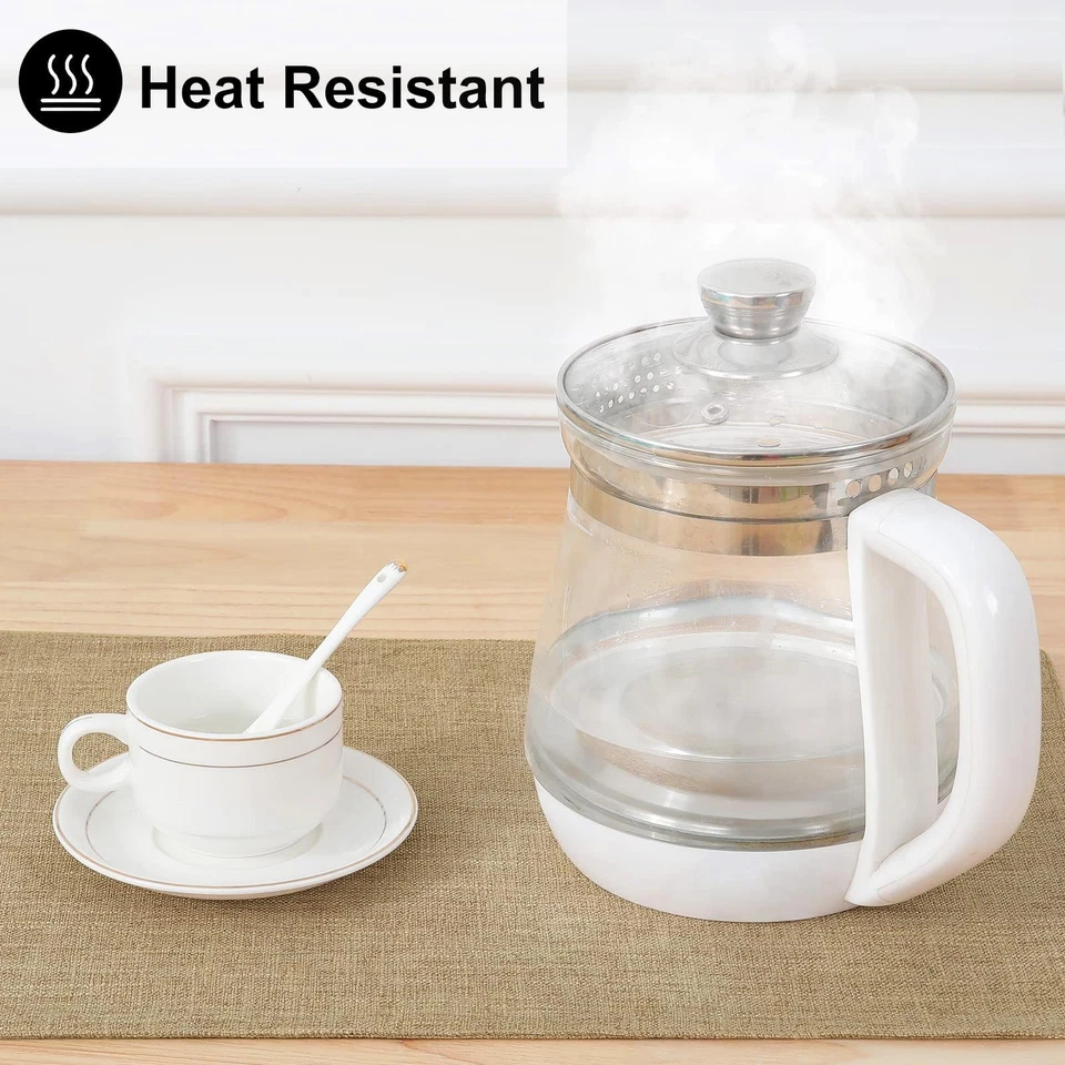 Cotton Linen Placemats Set of 8, Cloth Washable Farmhouse Dining Table Mats f... - Image 3 of 4