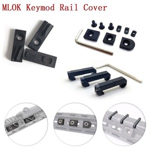 Système De Gestion De Câbles M-LOK Keymod – Rails & Covers Noirs Pour Accessoires