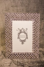 Olivia Riegel Crystal "Silver Tristan" 4x6 Photo Frame New in Box