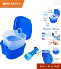 Lightweight Denture Bath Case with Quick-Dry ...
