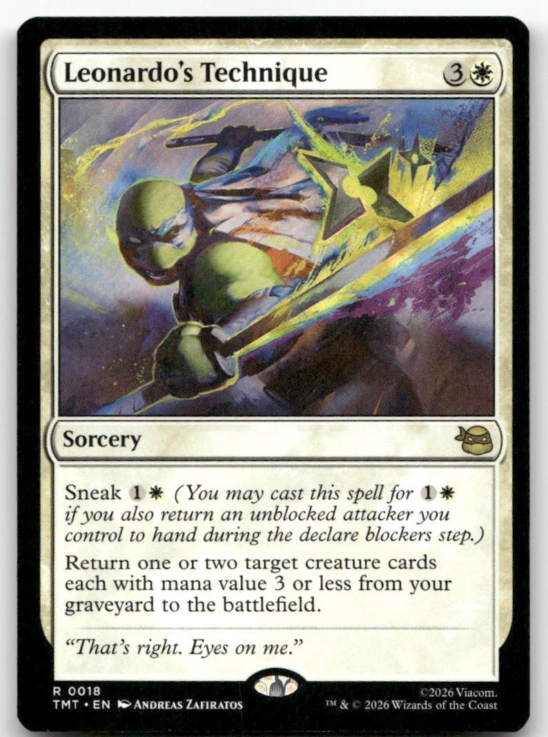 Leonardo's Technique #18 (NM) TMT Magic MTG | eBay