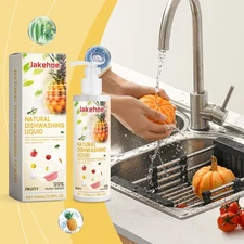 Fruit and Vegetable Wash Natural Plant-Based Cleaner for Kitchen and Dishes