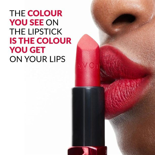 Avon Ultra Creamy Lipstick in C RED SUPREME | SPF50 Full Size