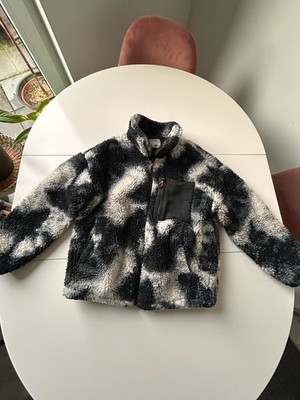 ZARA Jacke Winterjacke Gr. 128 Junge Schwarz Grau Sehr Guter Zustand 