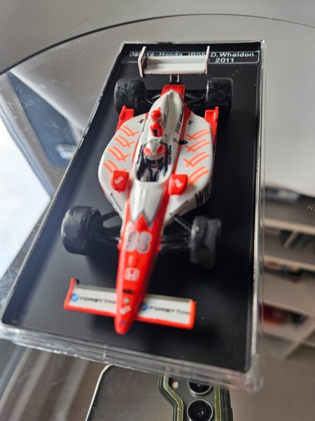 1/43 3D Dallara-Honda IR05/11 William-Rast. Wheldon. 1º Indy 2011 Artesanal