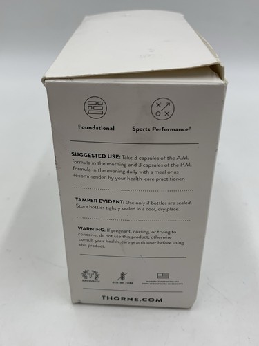 THORNE Multi-Vitamin Elite 2 Bottles 90 Capsules Each FREE SHIPPING EXP 6/2026 - Picture 2 of 8