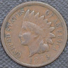 1895  VF-XF   Indian Head Cent