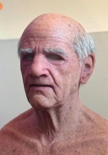 silicone mask realistic mask realflesh masks old man mask