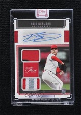 2022 Three and Two Rookie Dual Jersey Holo Silver 2/15 Reid Detmers Auto 1m1a