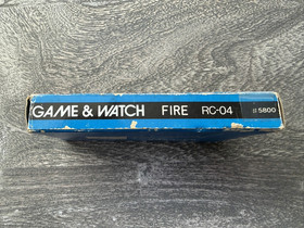 Nintendo Game & Watch Fire RC-04 Japanese with Original Box Untested SOLD AS IS!