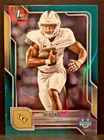 2025 Bowman Chrome University Football Green Lava Refractor Jaden Nixon #113
