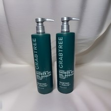 2 Bottles Crabtree & Evelyn Cleanse + Awaken SHOWER GEL 15oz NEW!! FREE SHIP!!