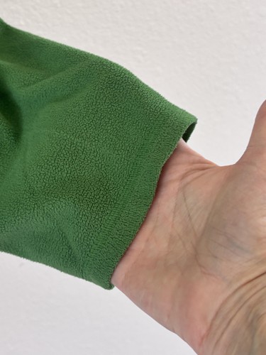 The North Face Glacier Fleece 1/4 Zip Mens L Green Hiking Outdoor Performance - Picture 5 of 9