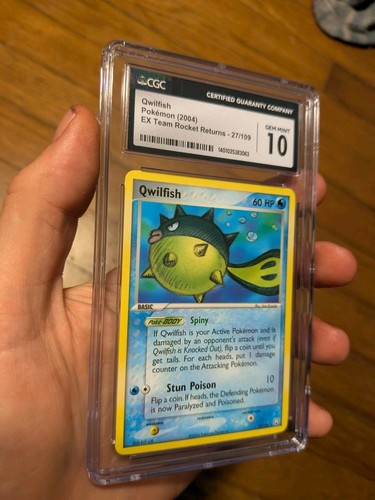 Qwilfish graded CGC 10 for sale on eBay